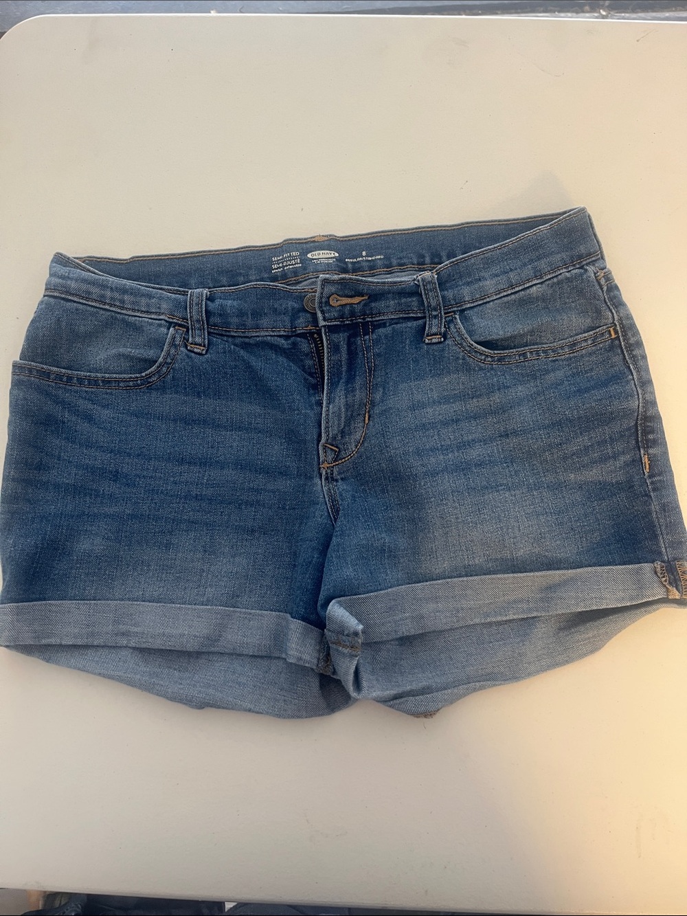 Old navy jean shorts sz 8 - Picture 1 of 4